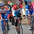 Frank Schleck in der Spitzengruppe mit Moncouti�, Vila und Landis bei der 3. Etappe von Paris-Nice 2006